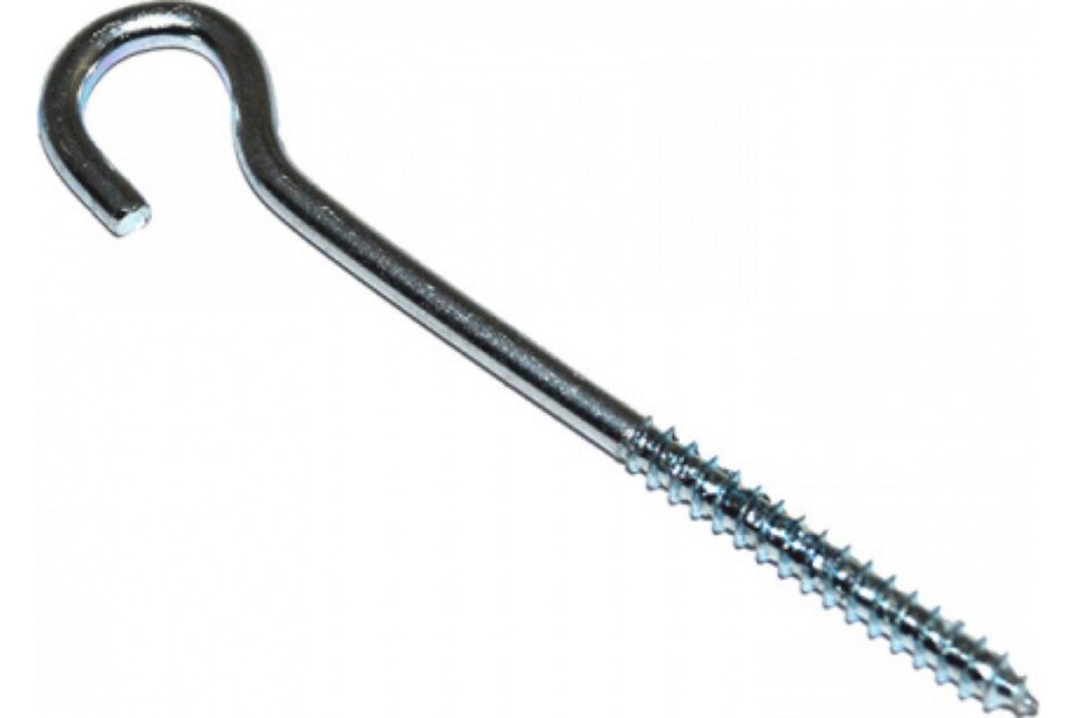 Шуруп с полукольцом 6х80 (120 шт) шп680м