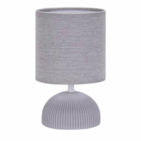 Светильник настольный с абажуром LE TL JASMINE 02 GREY (Серый, E14) (12) ( под патрон)