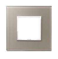 НАКЛАДКА EIKON EVO ДЛЯ 2 МОДУЛЕЙ, КОРИЧНЕВЫЙ ОПАЛ