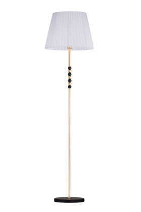 2062 BK+GD (1) Торшер (колпак отдельно) (RL)