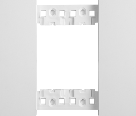 Vanguard Valero Декоративная рамка 2 модуля, Белый