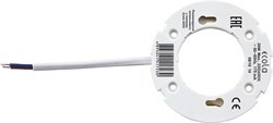 Ecola base GX53 патрон с проводами 2*10cm с проходными контактами (быстрый монтаж)