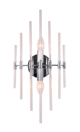 W2414R/2 CHR+CL (1/10) Настенный светильник NW