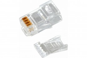 Джек RJ-45 8P8C CAT 6e (со вставкой) Rexant