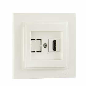 MONO Механизм  Розетка Hdmı Белая (500-001905-145)