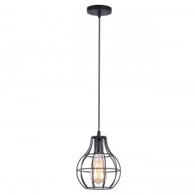 Люстра подвесная 1*60Вт E27 MD.1705-1-P BK