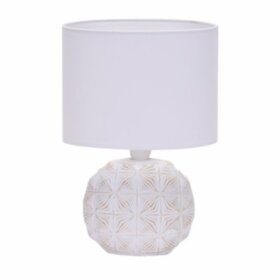 Светильник настольный с абажуром LE TL JULIE 01 WHITE (Белый, E14) (12) ( под патрон)