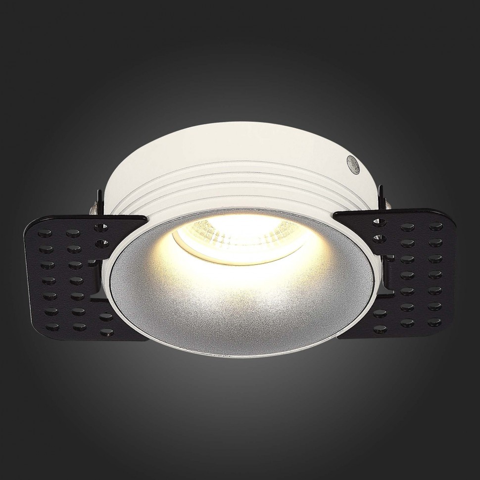 ST218.518.01 Св-к встр. Белый GU10 1*50W IP20 D78xH30 165-265V Без ламп