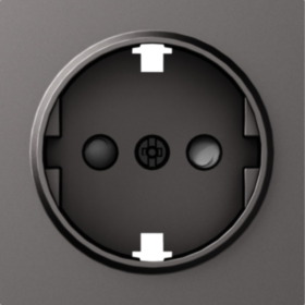 Donel A07 матовый титан накладка для розетки с/з