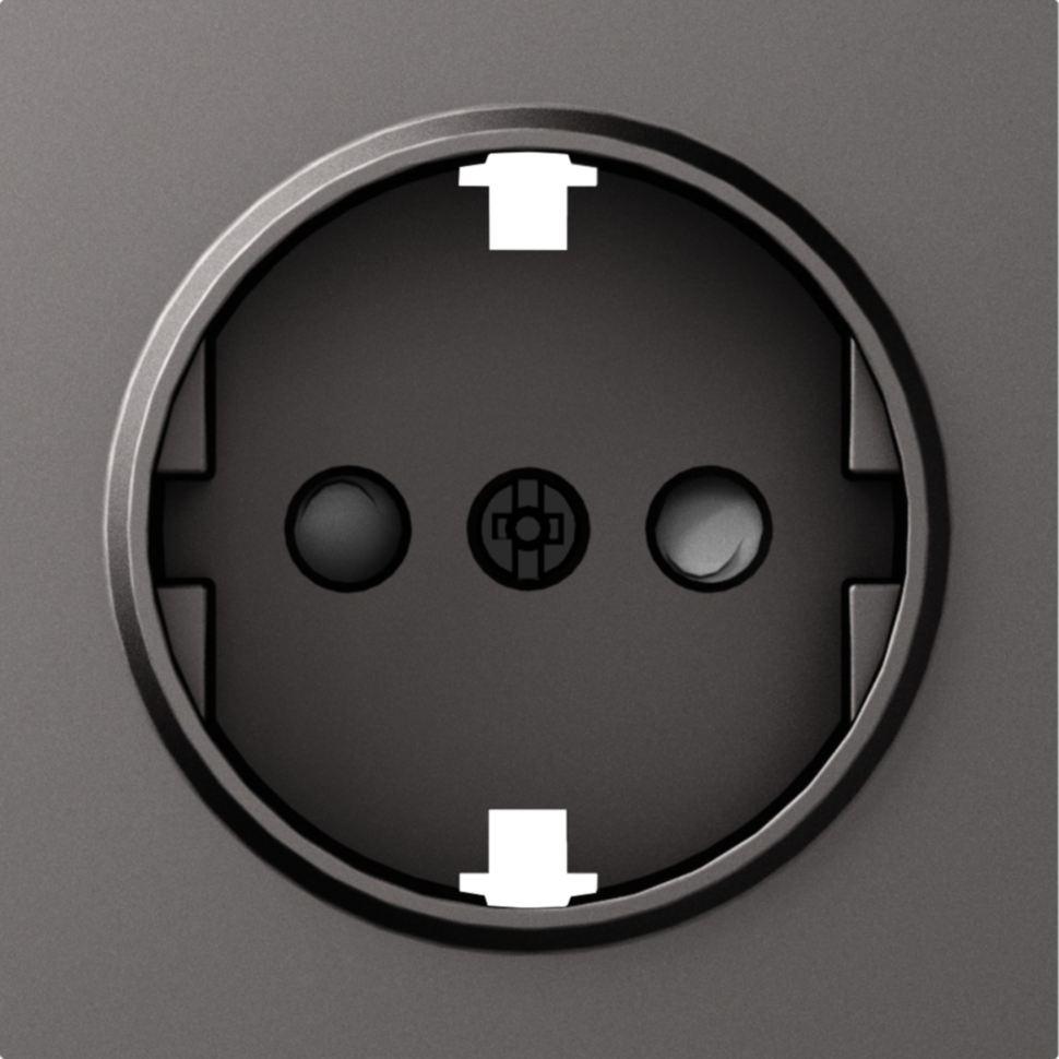 Donel A07 матовый титан накладка для розетки с/з