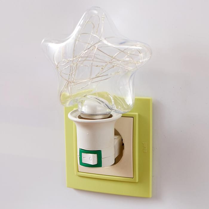 Ночник "Звезда" LED от сети 4х10,5х13,5 см   5091636