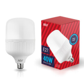 REV Лампа сд T120 E27 40W (30шт) 6500K, дневной свет