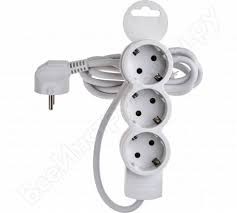 REV Удлинитель 3 гнезда, без выключателя, с землей, 1,5 м