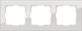 WL дымчатый,стекло 3 рамка WL01-Frame-03