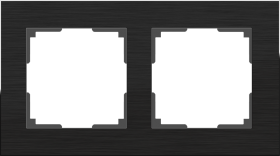 WL черный алюминий 2 рамка WL11-Frame-02