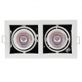 Светильник карданный, MR16, 2*50W