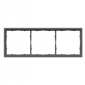 Рамка 3-я, матовый шоколад