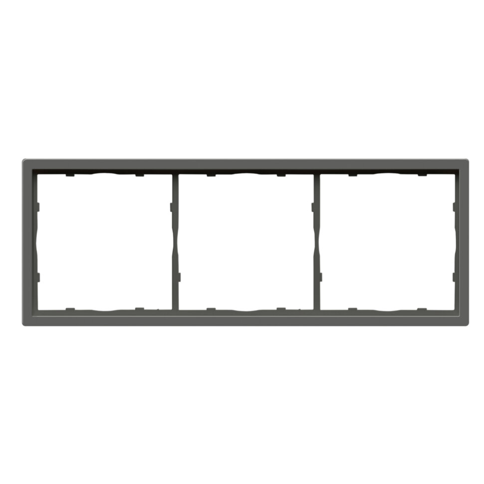 Рамка 3-я, матовый шоколад