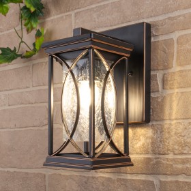 GL 1026D / Светильник садово-парковый Sargas черное золото