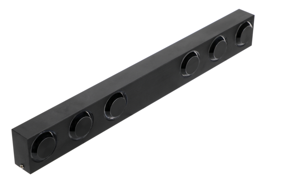 Лучевой фасадный светильник Rayline 12x1W black 3000K IP65 85-265V (25)
