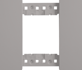 Vanguard Valero Декоративная рамка 2 модуля, Серый