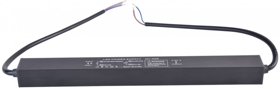 1009-DB-200, блок питания, L320xW22xH25, 200W, 42V, IP20