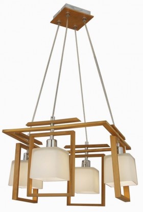 85573/4P WOOD+CH (1) Люстра