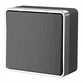 W5010004/ Выключатель одноклавишный Gallant (графит рифленый)