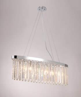 Люстра хрустальная DH1230-1200*250 Хром