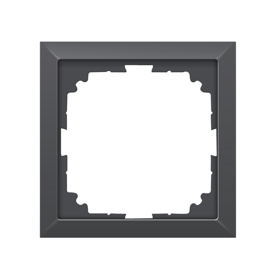 Рамка промежуточная для монтажа устройств 55х55, черный
