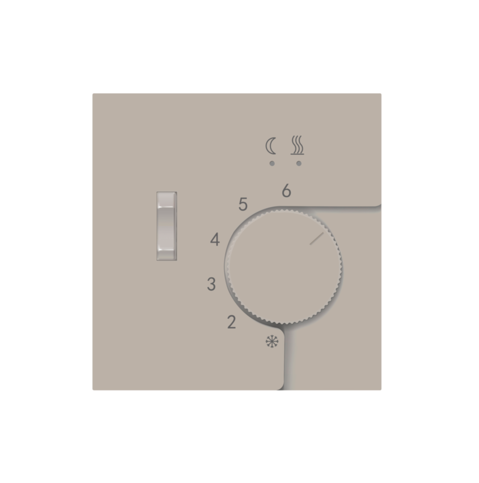 Накладка для регулятора температуры пола DTEF231, матовый кашемир