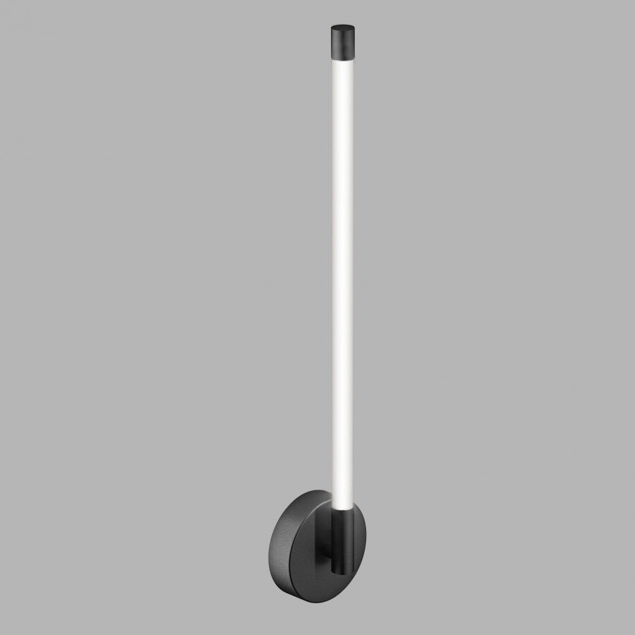 Бра настенное LED 8W, матовый черный PLW-7048-600 SBK