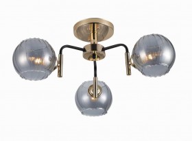 00598/3A GOLD+BLACK (4) Люстра (RL)