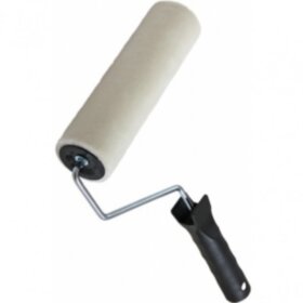 Валик Bohrer &quot;Велюр 25&quot; 240 мм d=42 мм (ворс 4 мм) (шерсть 25% + полиакрил 75%) (с пластиковой рукояткой, бюгель 6 мм) (45/1)