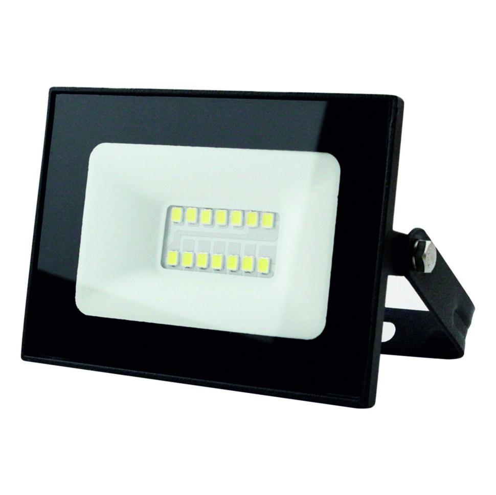 Прожектор с/д PRE LED FL1 10W BLACK (1/60) IP65 холодный белый
