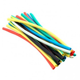 Термоусаживаемая трубка ТУТ 2/1 набор ;7 цветов по 3шт,100мм EKF PROxima