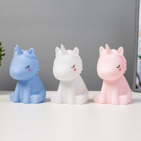 Ночник Единорог LED от батареек МИКС 8,5х9х14 см RISALUX  7823692