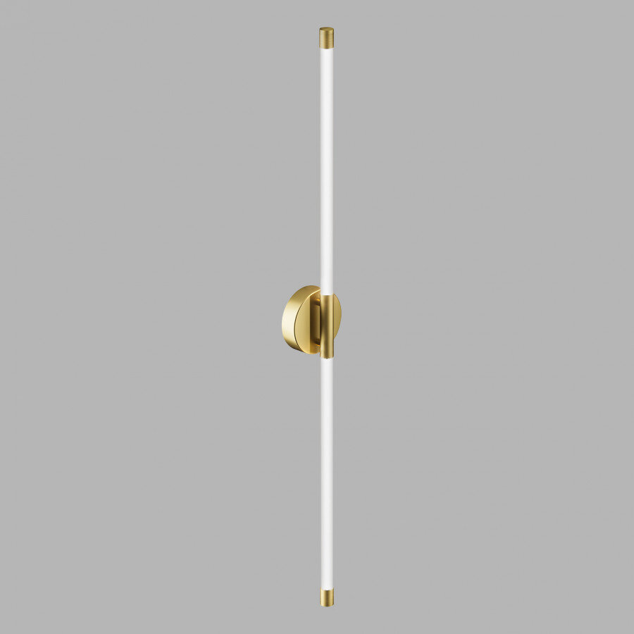 Бра настенное двойное LED 14W, матовое золото PLW-7048-1000 SGD