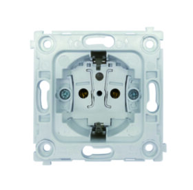 Donel R98 METAL  механизм розетки Schuko с заземлением 16А 250 В~ на клеммах, серия DA