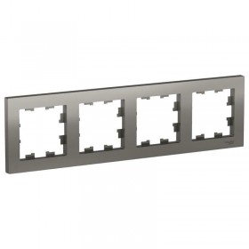 Рамка 4-м сталь AtlasDesign