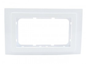 Despina Рамка 2-я для розетки Белый лёд (16/80)