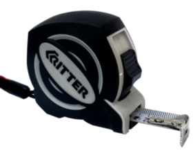 Рулетка измерительная Ritter Eco 7,5х25 мм (упрочненное полотно с нейлоновым покрытием, обрезин. ударопрочный корпус) (60/6/1)