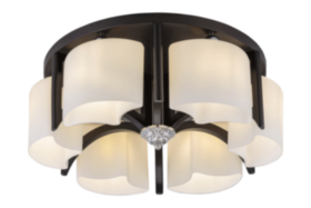 85652/6C WENGUE+CHROME (1) Люстра