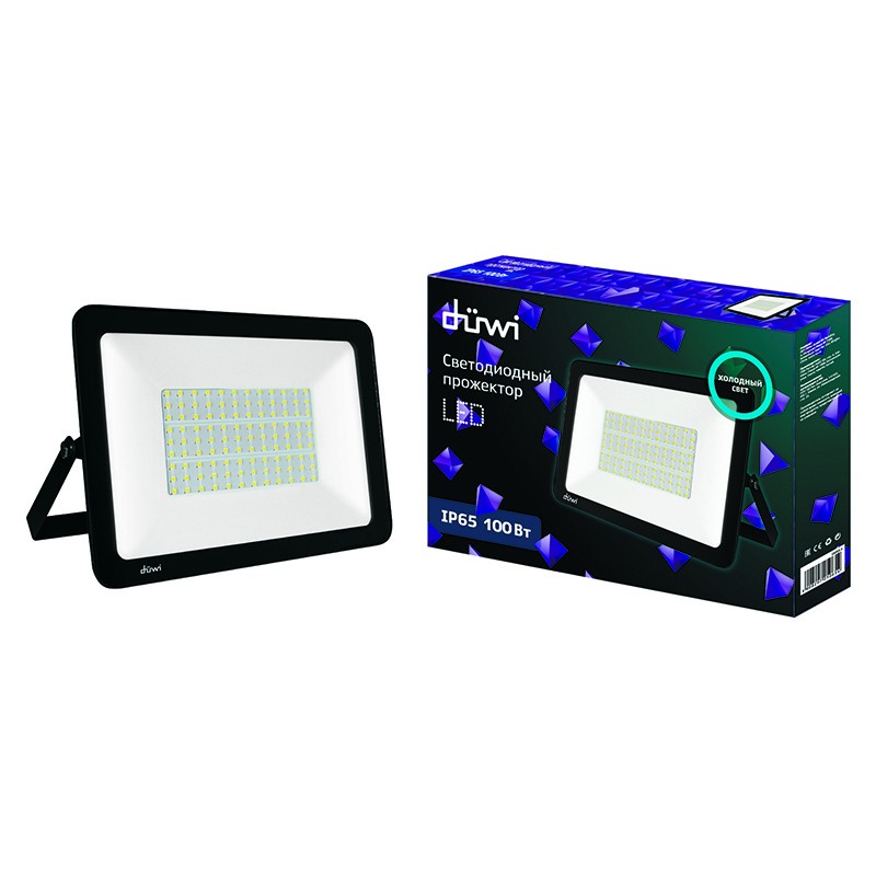 REV (duwi) Прожектор светодиодный СДО-100М, 100W, 6500К, duwi