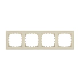 Рамка 4-постовая (беж.) LK60  (12шт) 1кор.=120шт