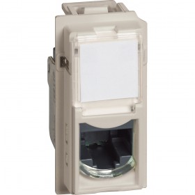 Bt LIVING NOW Розетка компьютерная RJ45 cat5e UTP 1 модуль, Песочный