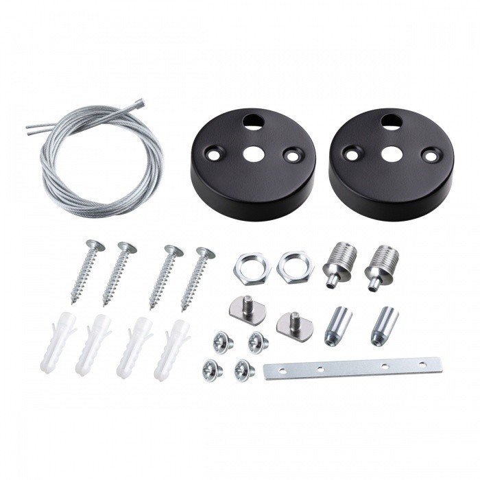 359118 OVER NT23 062 черный Подвесной комплект для арт. 359110-359113, длина троса 2м IP20 BITS