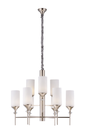 8903/6+3NK NICKEL (1) Люстра