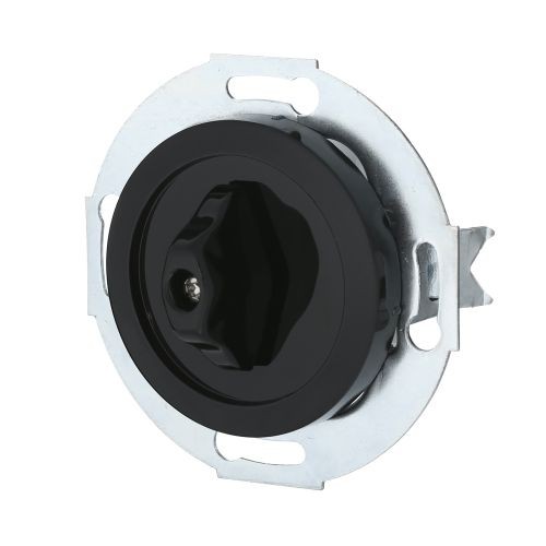 Переключатель поворотный (сх.6) 10 A. 250 B (черн.) LK Vintage (12шт.) 1кор.=120шт.