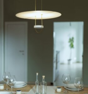 Подвесной светильник Miram 1110280P 15W 3000k/gold+white